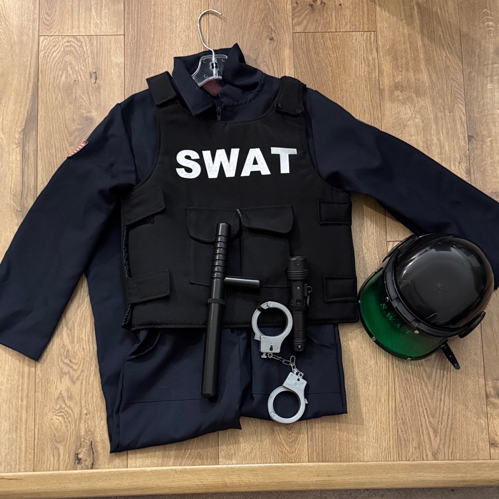 SWAT Kids Costume Set - Black